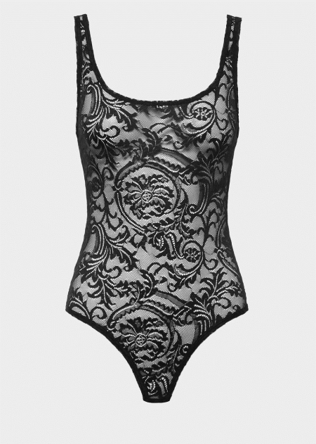 Versace Logo Lace Body Dam - 120358YAO